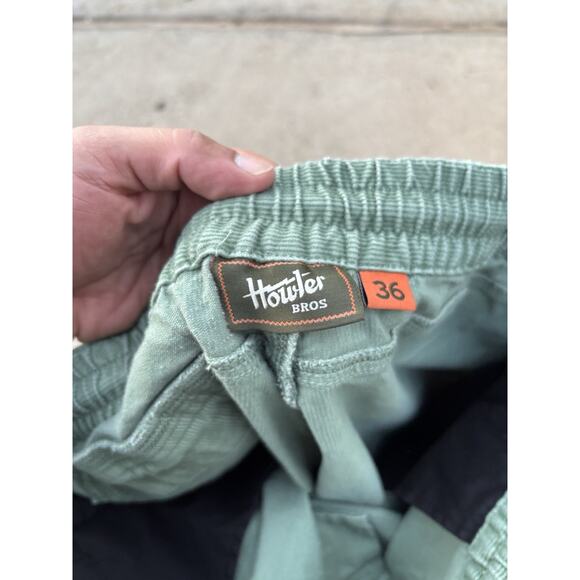 Howler Bros Corduroy Shorts Size 36 Green - Picture 4 of 10